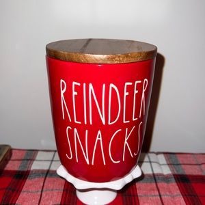 Rae Dunn Reindeer Snacks Cellar